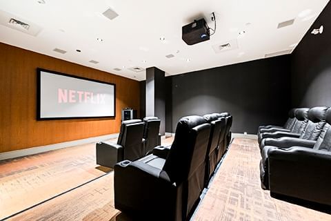 Seating arrangement in a theatre at ReStays Ottawa