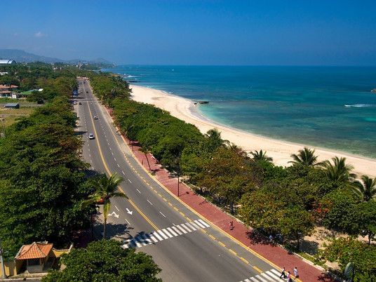 Aerial view of Puerto Plata near Gran Ventana Beach Resort