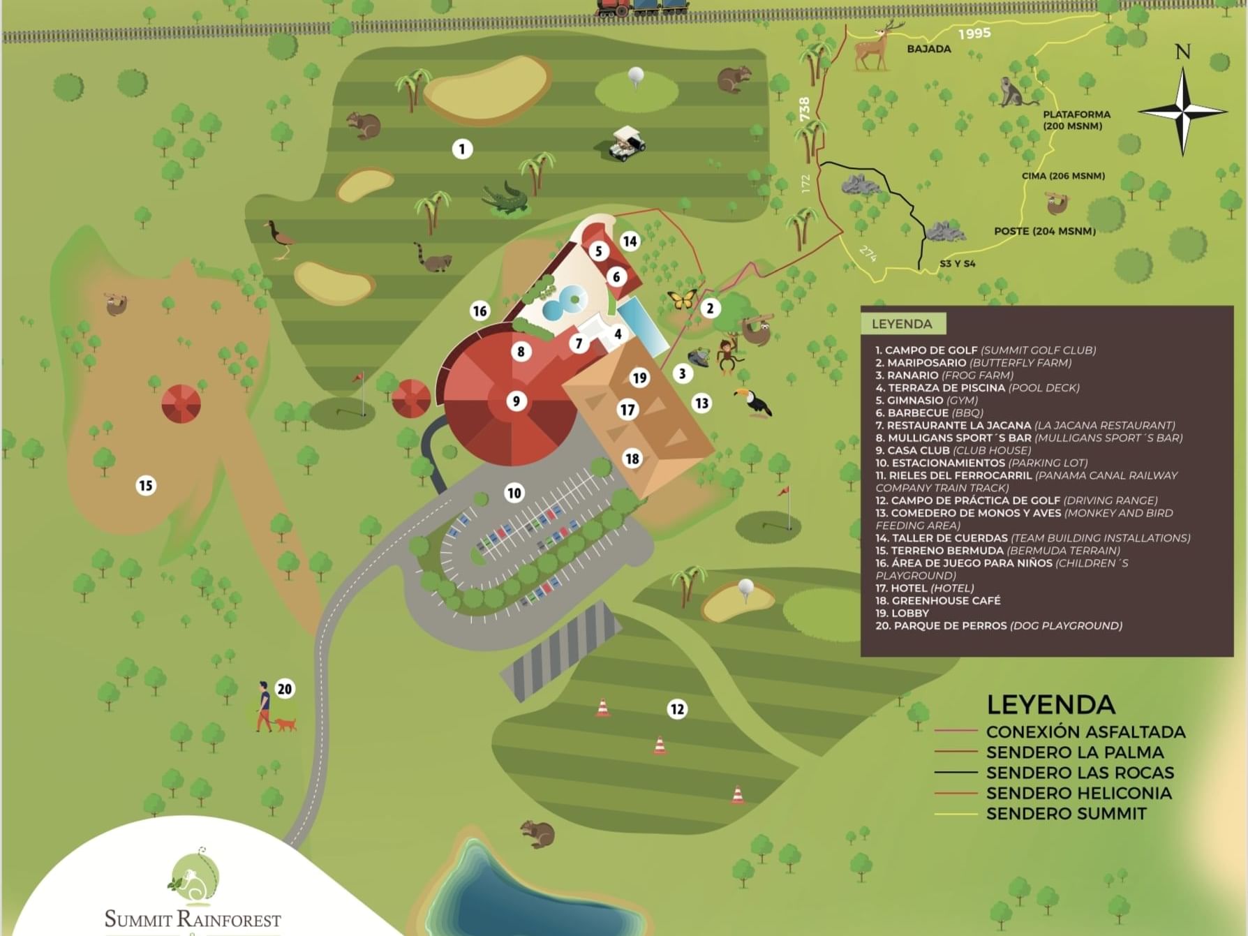Mapa del hotel