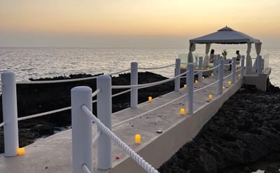 Romantic dinner in a with a sea view, Morgan Resort Spa Village