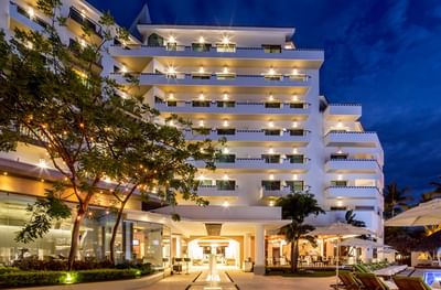 Exterior view of Villa Premiere Boutique Hotel & Romantic Getaway at night