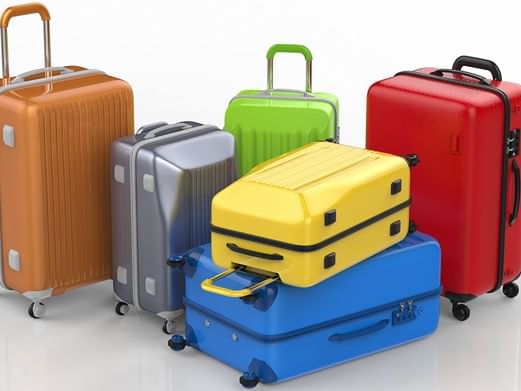 colorful suitcases
