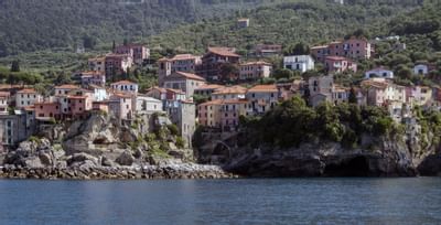 View across the lake- Grand Hotel Portovenere
