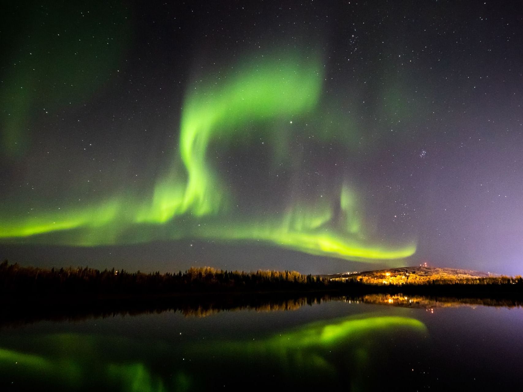 Nice place to witness northern lights near Wedgewood Resort