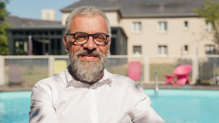 An image of Mr. Fabrice at Hotel La Saulaie