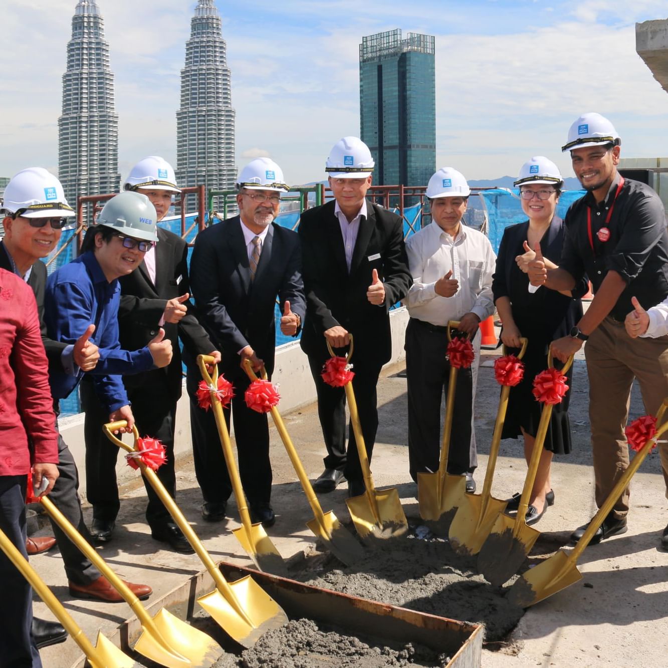 Topping Out Ceremony at Imperial Lexis