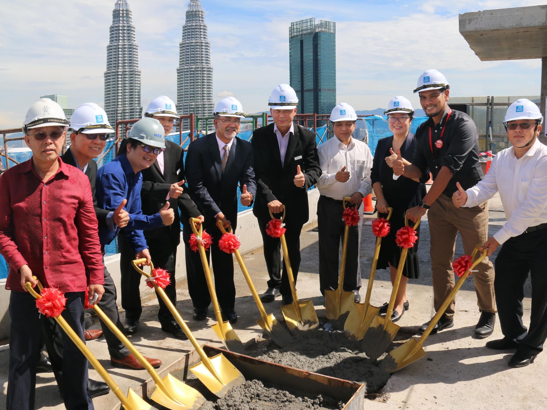 Topping Out Ceremony at Imperial Lexis