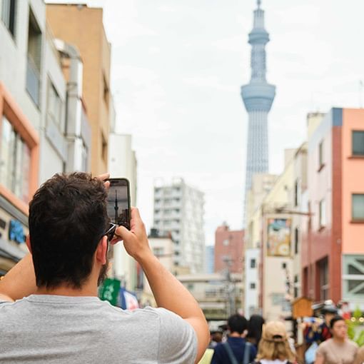 vibrant streets of Japan