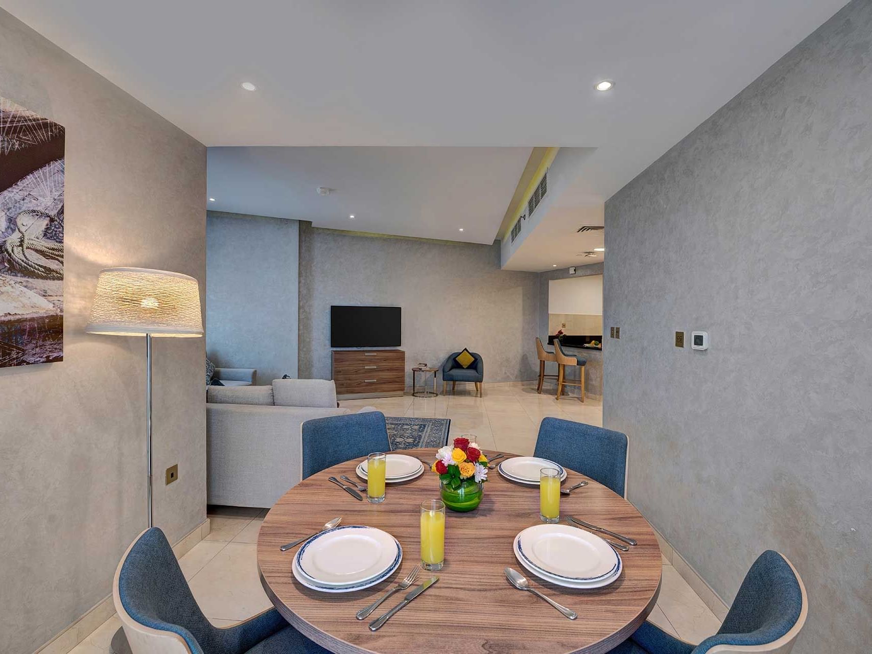 مطبخ في سها بارك للشقق الفندقية