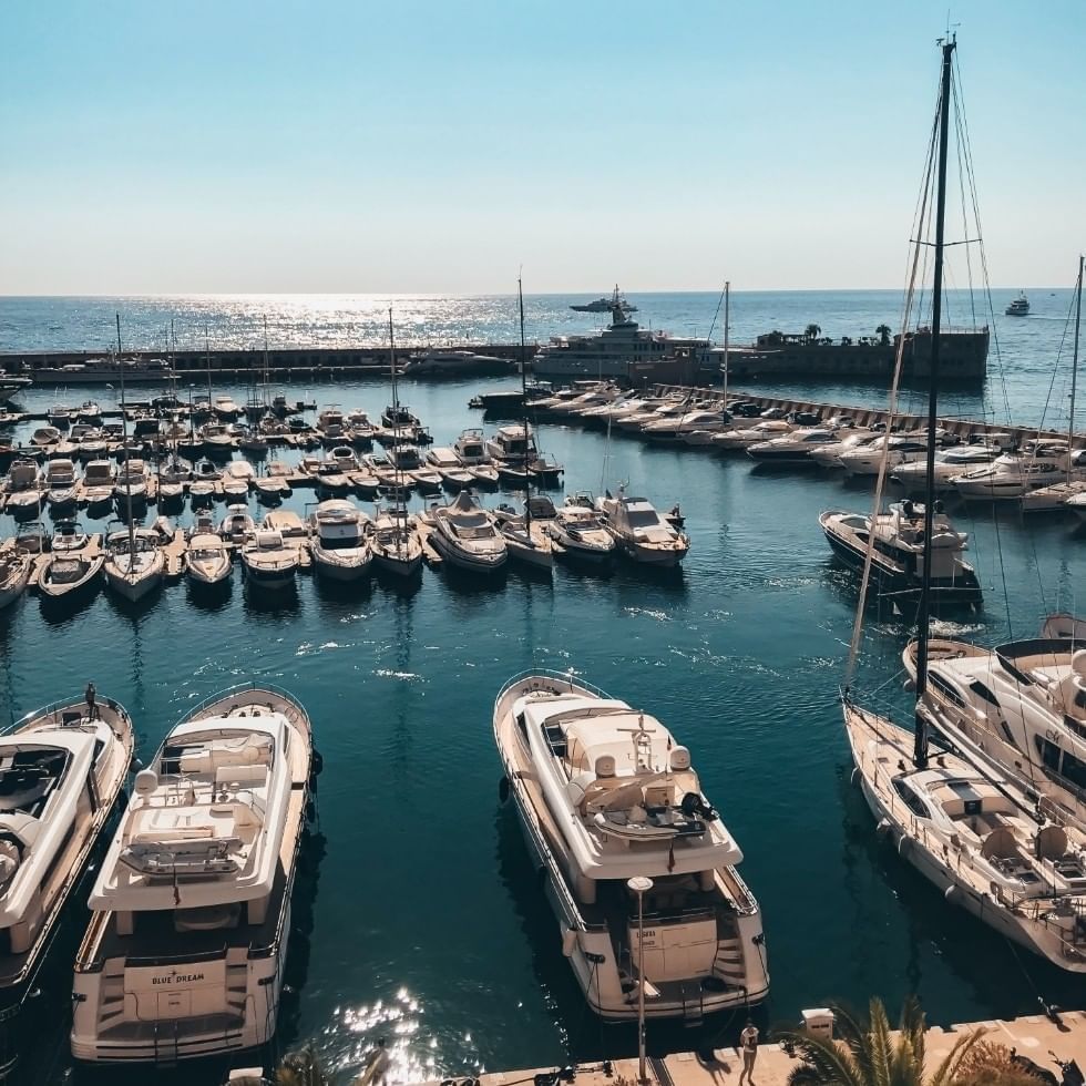 Boatyard in the sea at Rijeka city near Falkensteiner Hotels