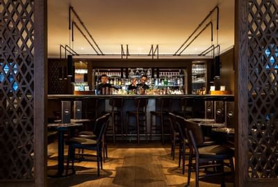 May Fair Kitchen Bar And Seating Area