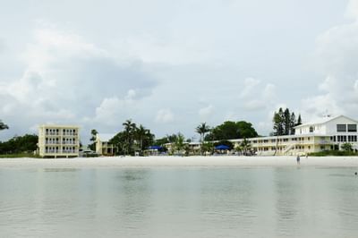view of hotel from gulf