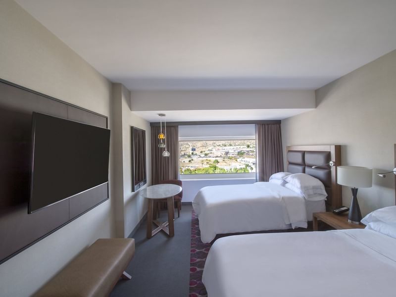Twin beds in Deluxe room 2 double at FA Hotels & Resorts
