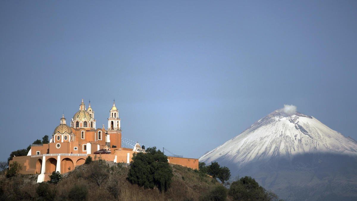 View of the Cholula de Rivadavia near Grand Fiesta Americana