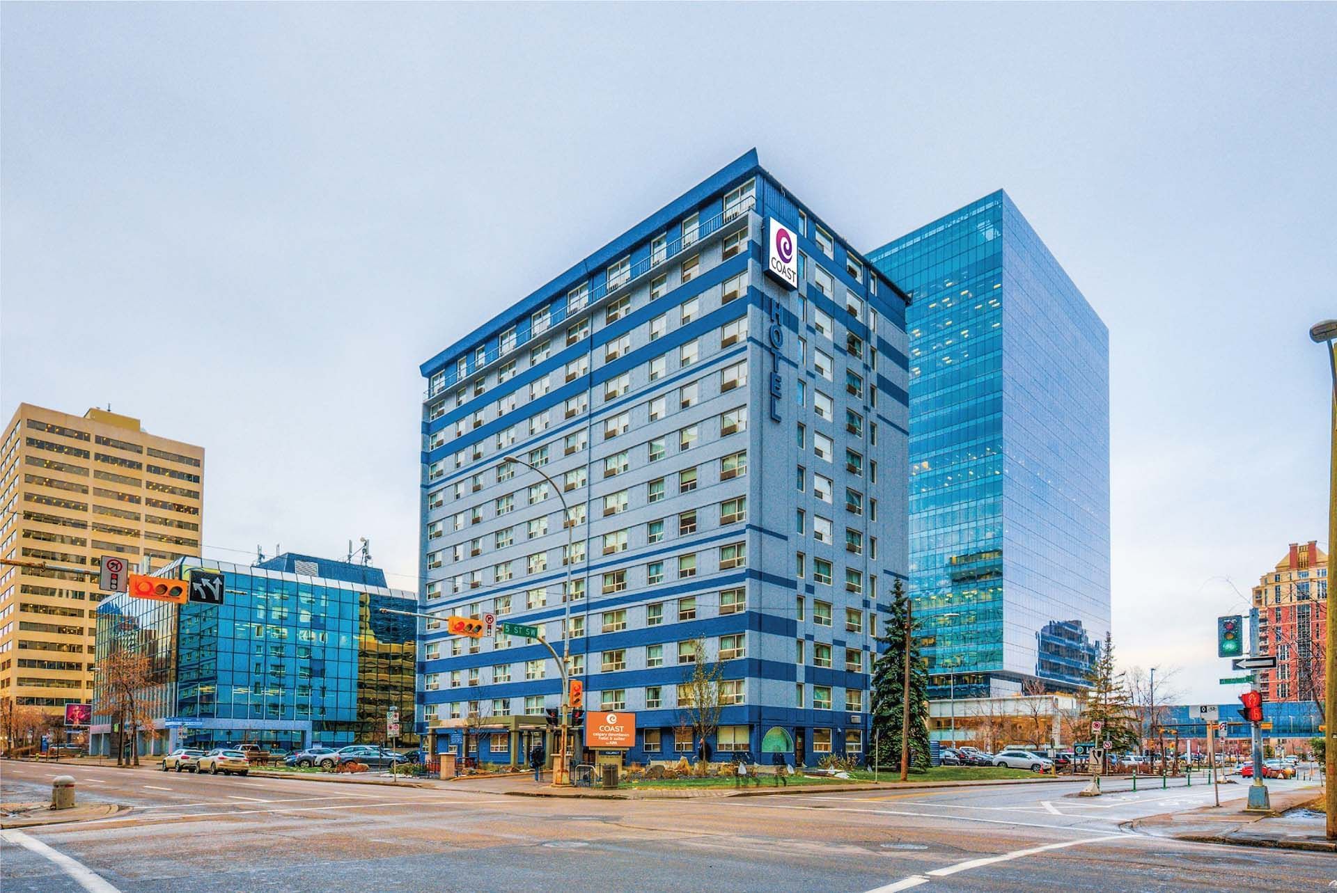 Street view of Coast Calgary Downtown Hotel