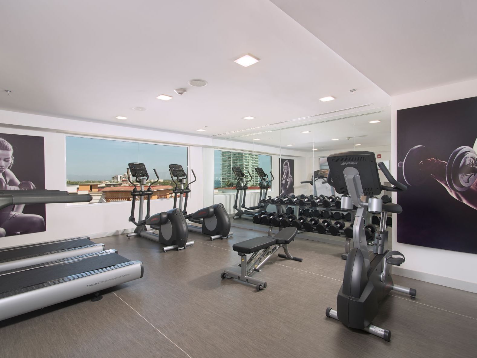 Fully Equipped Gym Wellness Center at Fiesta Inn Hotels