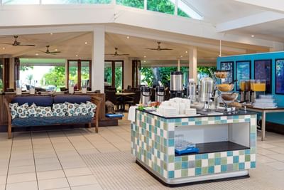 Interior of Shearwater Restaurant at Heron Island Resort