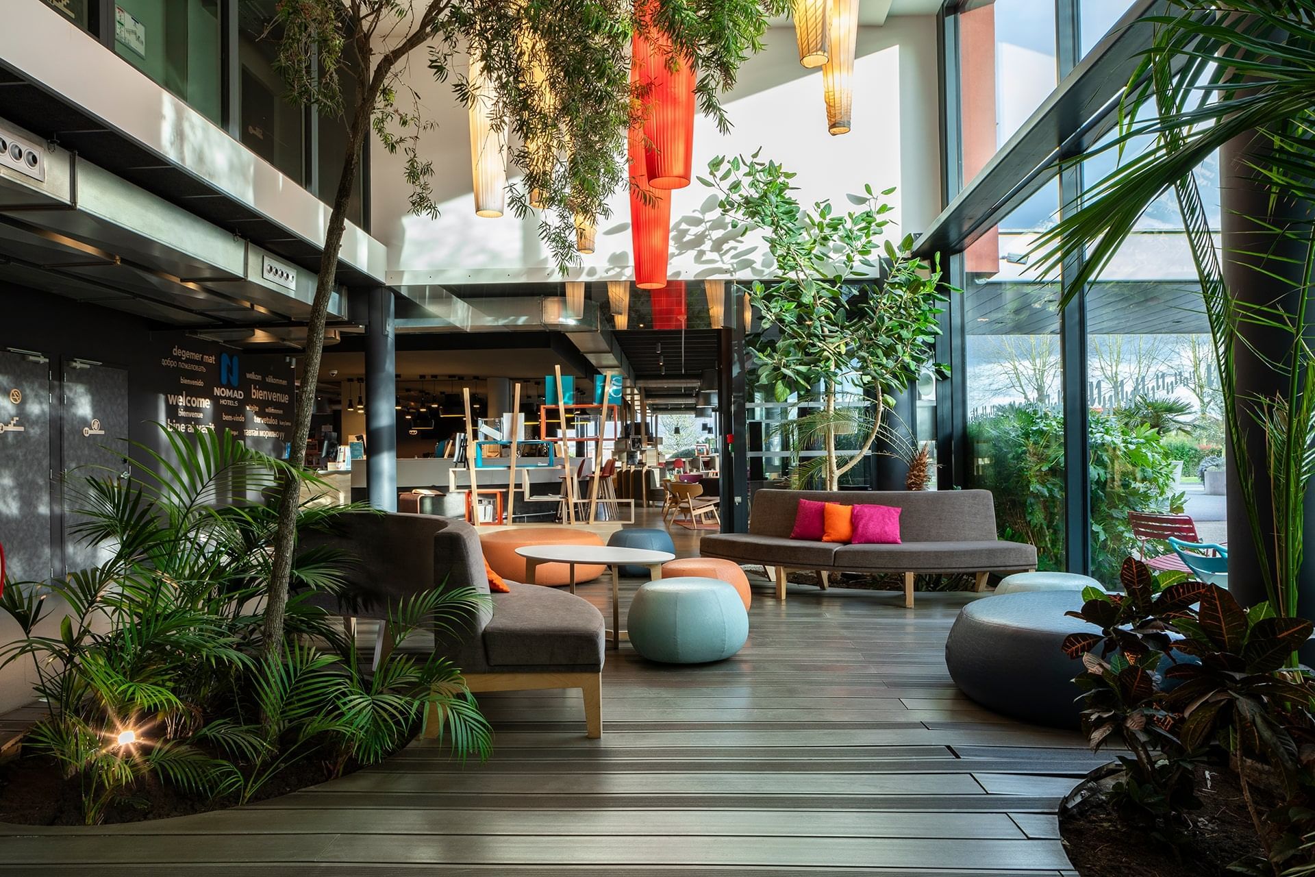 Lobby at NOMAD Hotel Paris Roissy