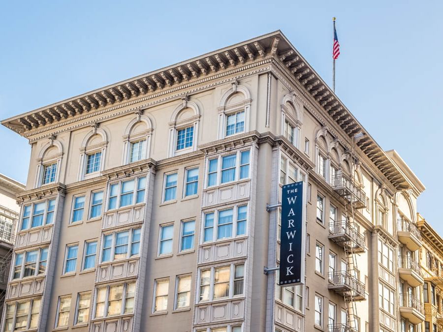 Exterior view & the facade at Warwick San Francisco