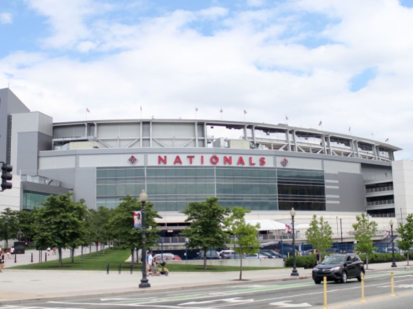 The Nationals Park exterior near Kellogg Conference Center