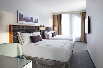 Interior of Double Queen Room at The Godfrey Boston Hotel