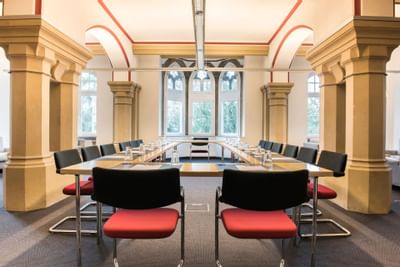 Library meeting room in in Hotel Collegium Leoninum, Bonn