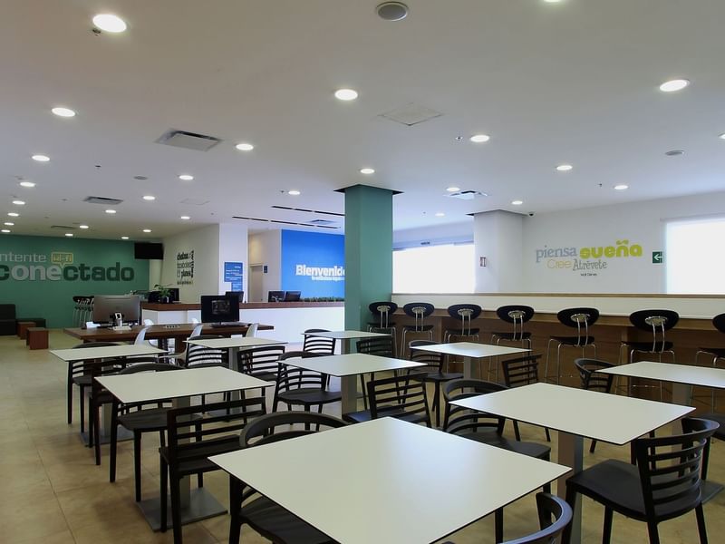 Interior of a breakfast room at One Hotels