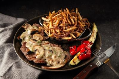 Authentic Italian dish served in Pacini Restaurant at Acclaim Hotel Calgary