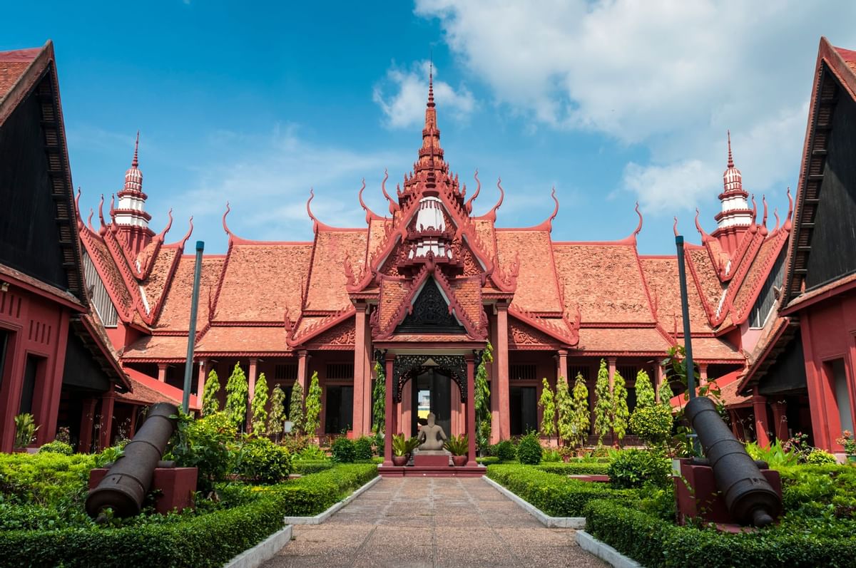 Exterior view of Cambodian National Museum near Sunway Hotel Phnom Penh