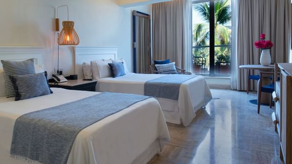 Superior Room with 2 Double Beds & an Ocean View at FA Puerto