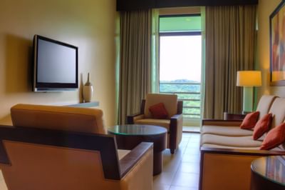 Sala de estar de la suite Jr