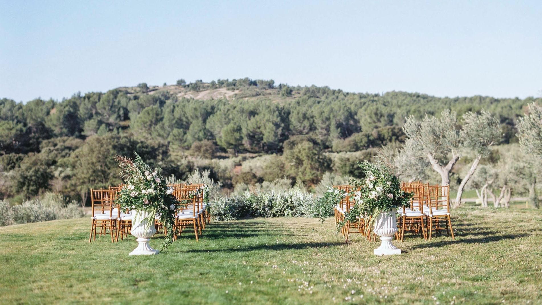 Wedding Decorations used at Domaine de Manville