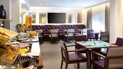 Interior of Exec Lounge at Hilton Paris Opera Hotel