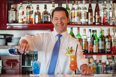 Barman at Airport Hotel Basel