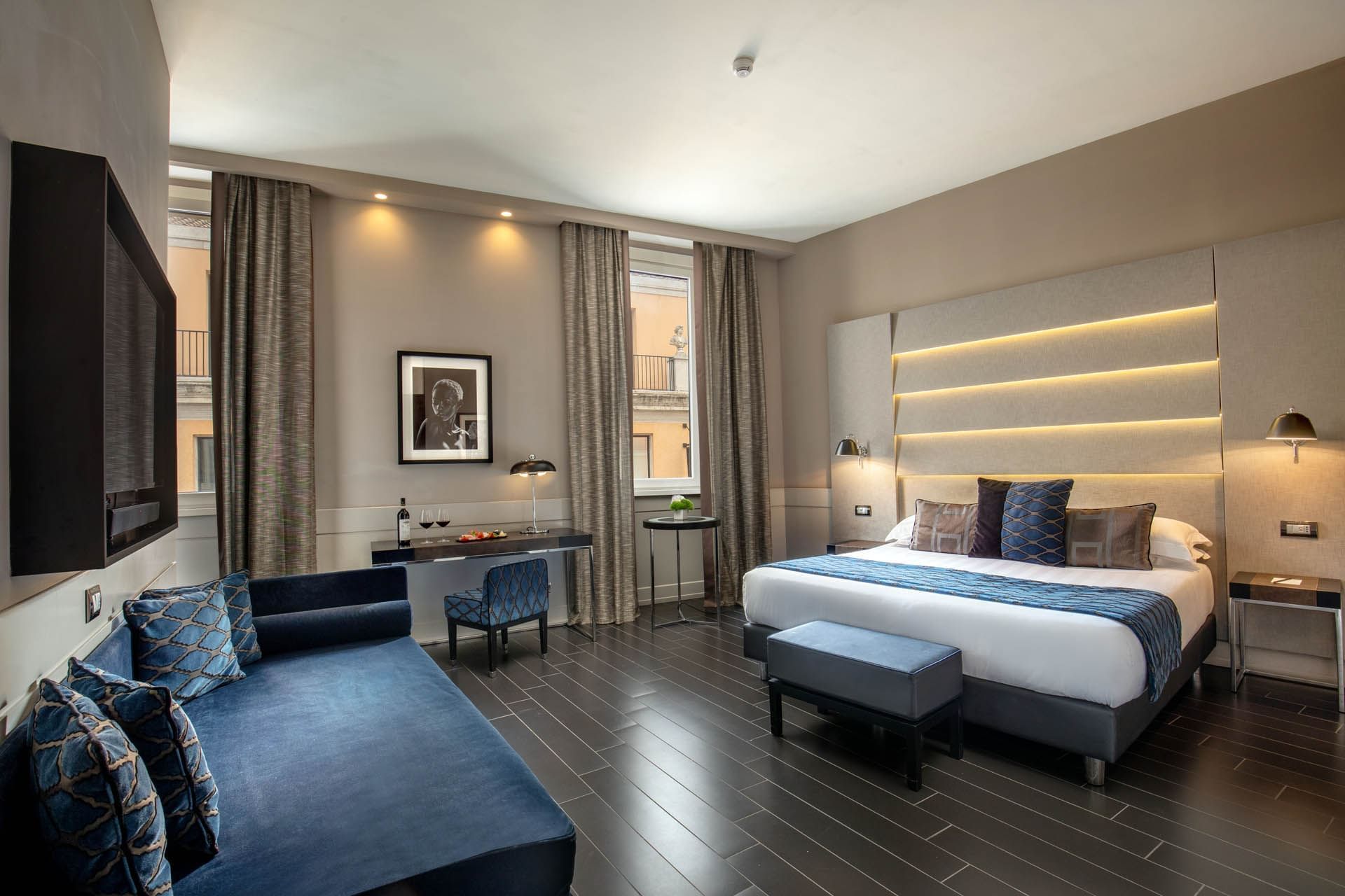 The Open Suite with a spacious interior and comfortable furniture at The Style