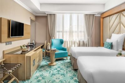 Bedroom area in Executive Superior Double Room at Elaf Al Taqwa