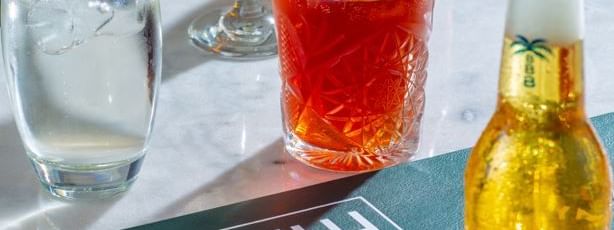 Cocktails & beer beverages in Meze Bar at Novotel Glen Waverley