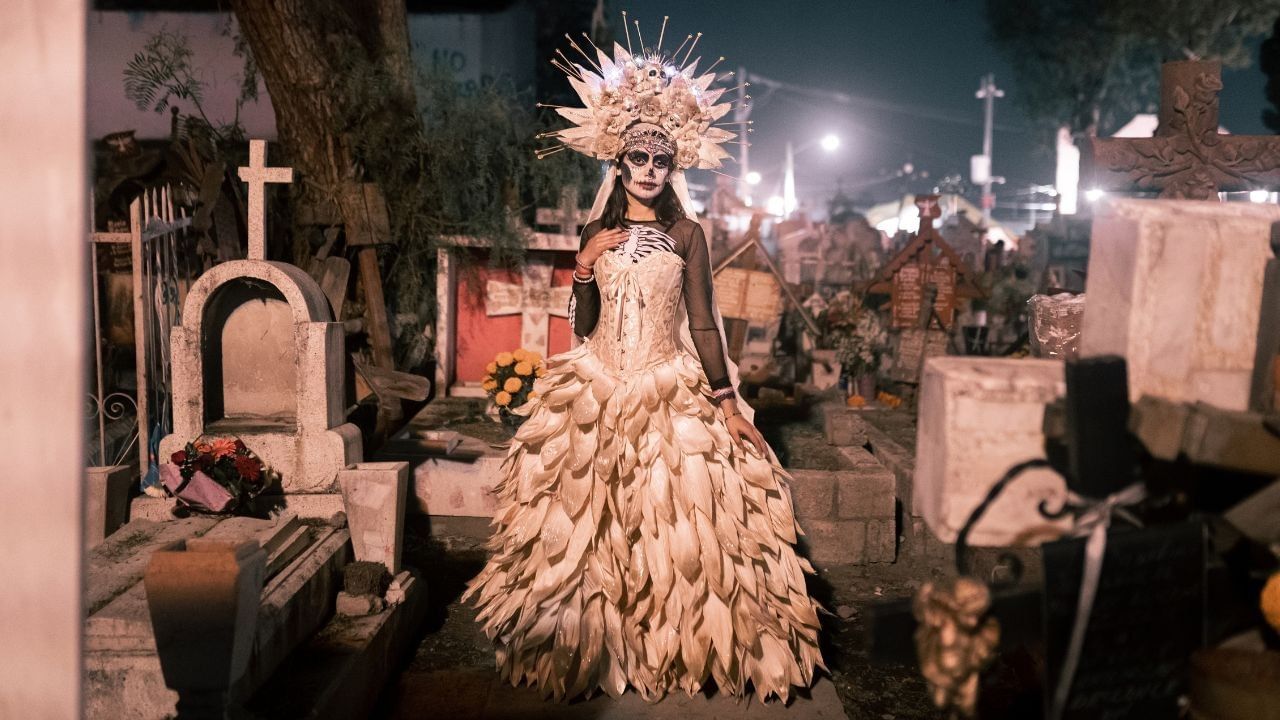 dia de muertos en la ciudad de mexico