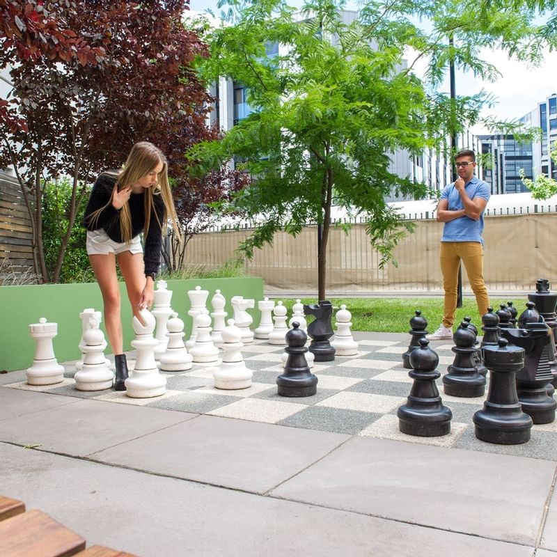 UniLodge @ ANU – Kinloch Lodge_Ground Floor Courtyard