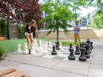 UniLodge @ ANU – Kinloch Lodge_Ground Floor Courtyard