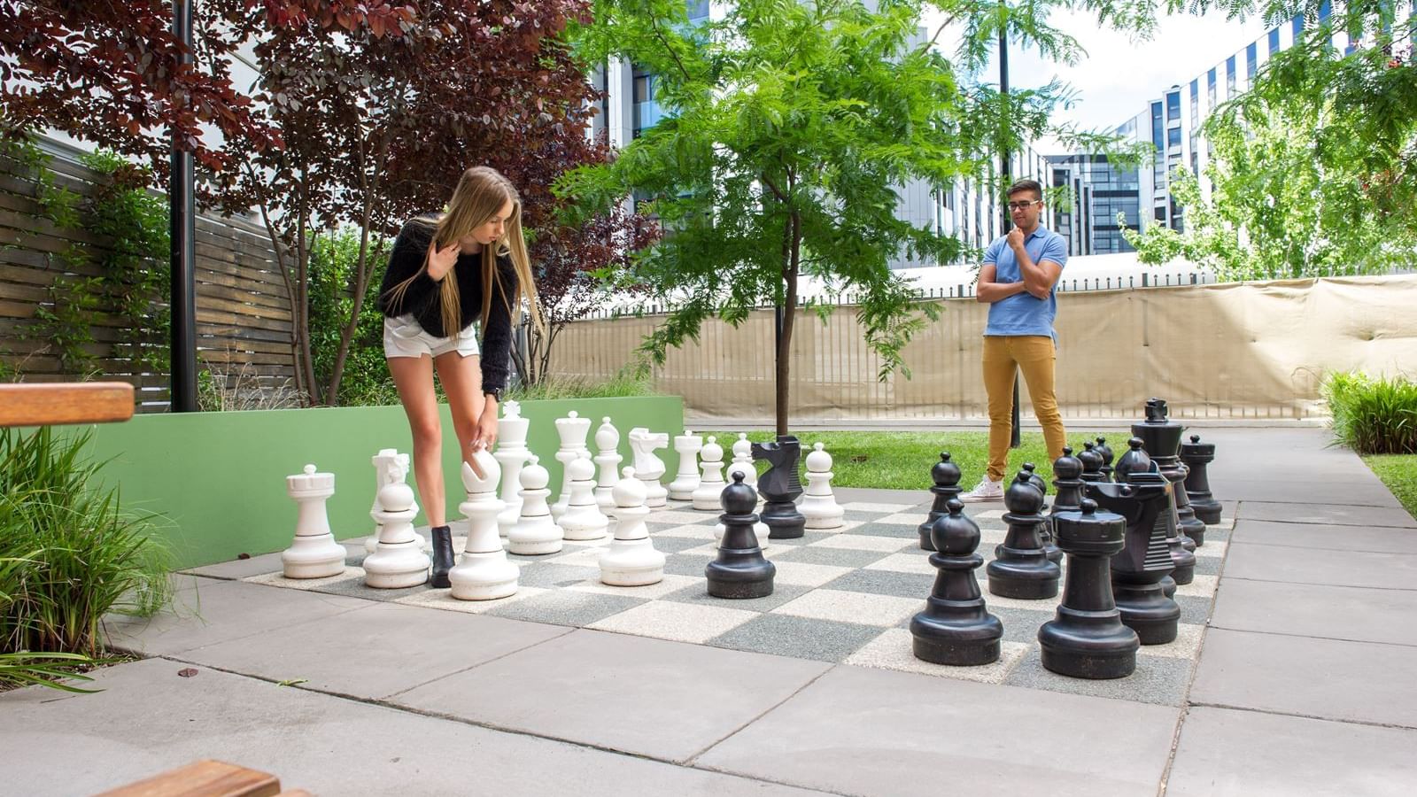 UniLodge @ ANU – Kinloch Lodge_Ground Floor Courtyard