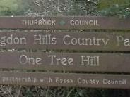 Address board of Langdon Country Park near Orsett Hall Hotel