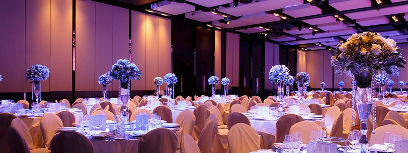 Interior of Promenade Room hall at Crown Hotel Melbourne
