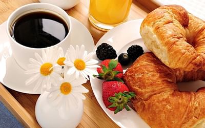 Croissants and coffee