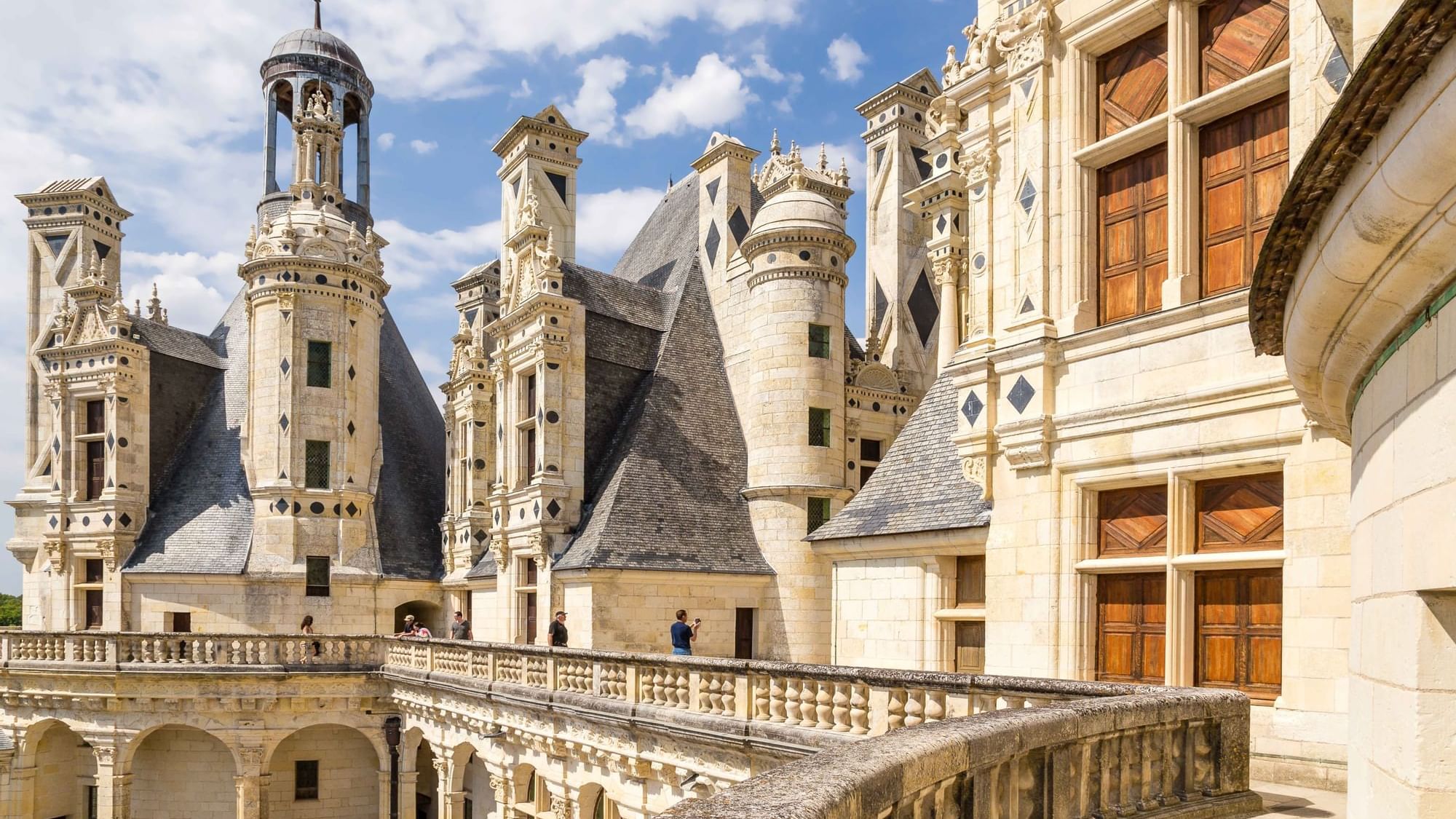 The exterior of Majestic Chambord near the Originals Hotels