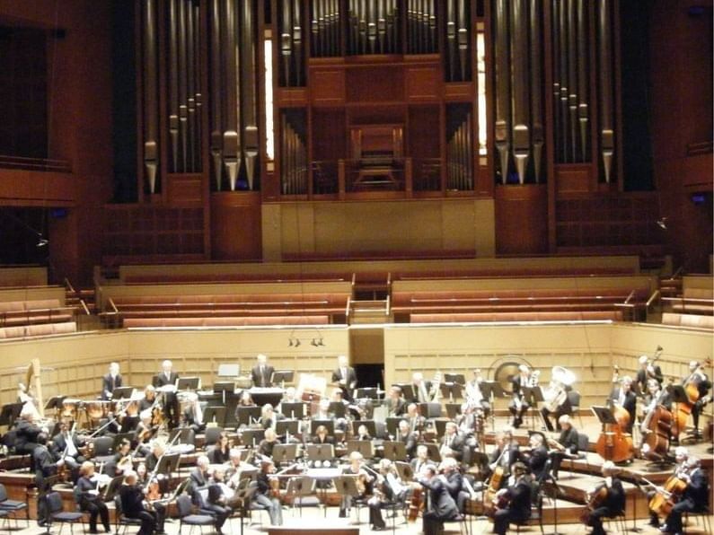 Interior of Dallas Symphony near MCM Elegante Suites