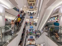 Interior of Platinum Shopping Mall near Maitria Sukhumvit 15