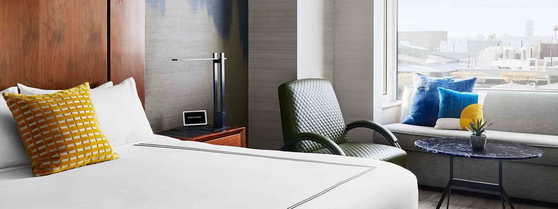 Deluxe Bedroom at Gansevoort Meatpacking NYC