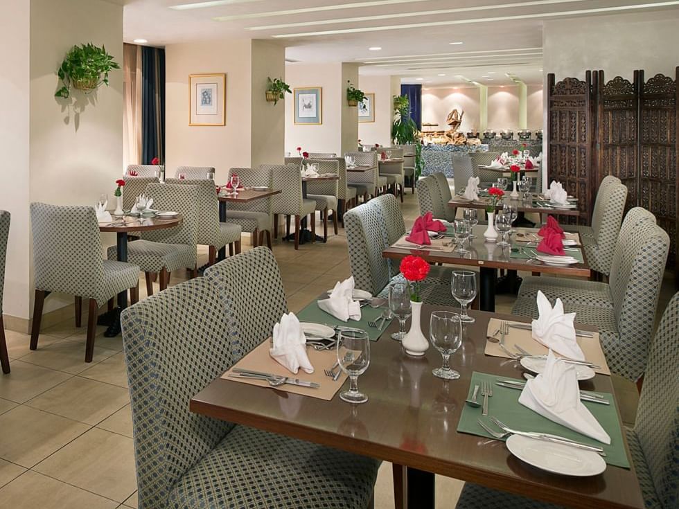 Dining area in New Season Restaurant at Al Hamra Abu Dhabi