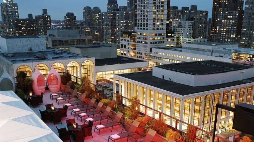 Lincoln Center Views from the Empire Hotel Rooftop Bar